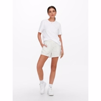 ONLY Højtaljede Sweat Shorts Oatmeal